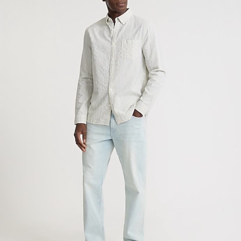 NWT Striped Button-Up Shirt